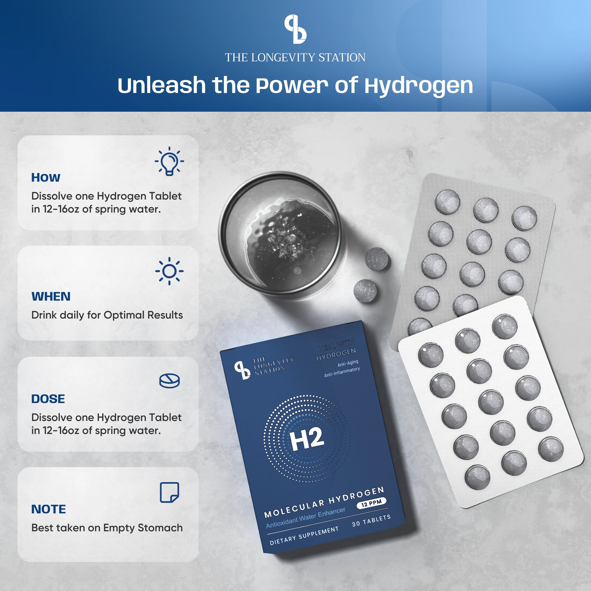 Molecular Hydrogen Tablets