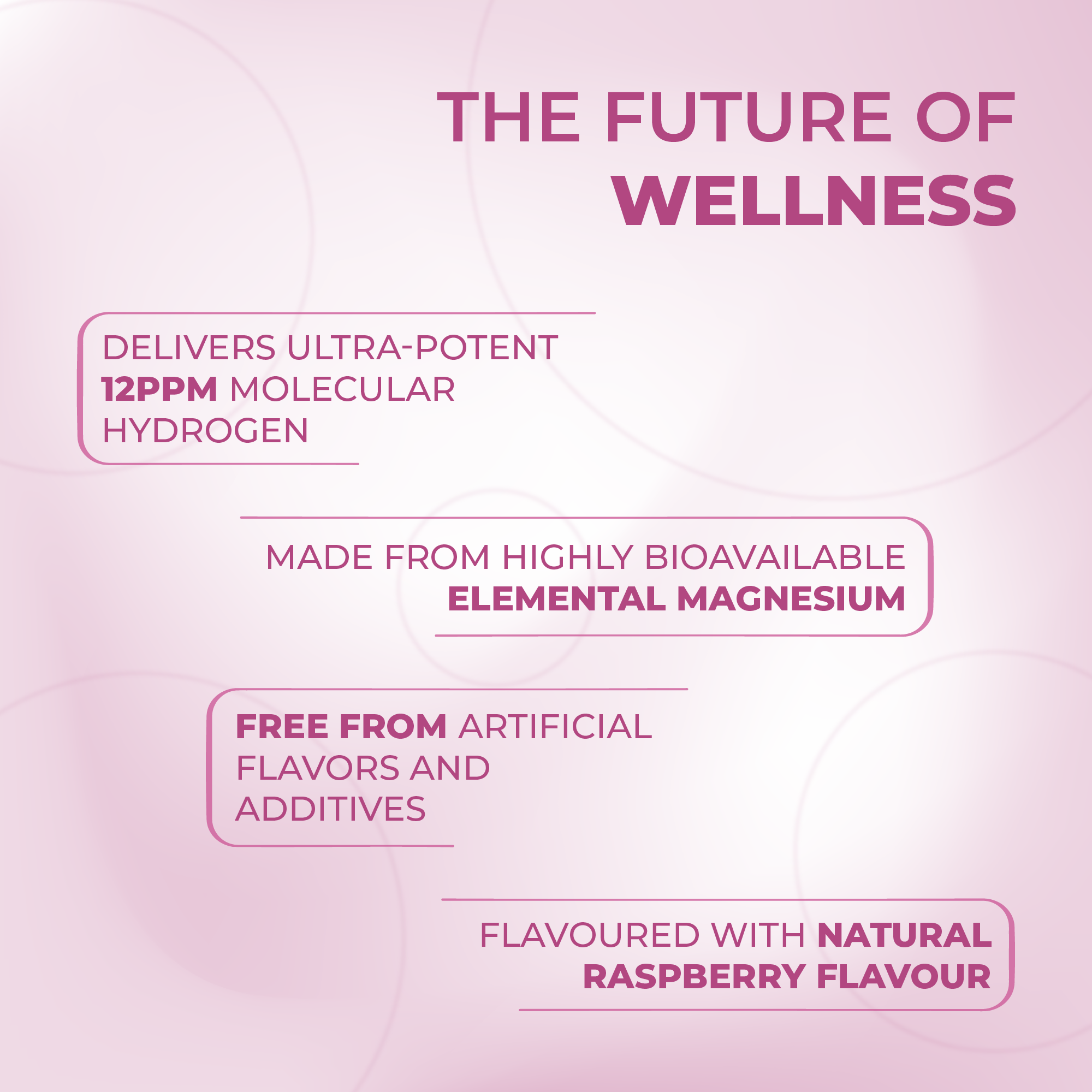 Molecular Hydrogen Tablets - Raspberry
